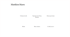 Desktop Screenshot of matthieumarre.com